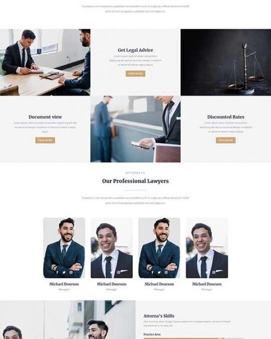 Divi Attorney Layout