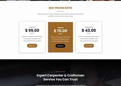 Divi Carpenter Layout