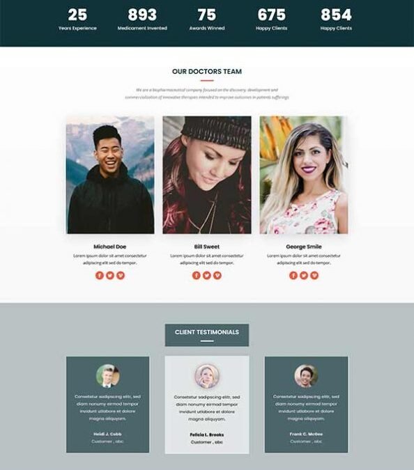 Divi Clinic Layout