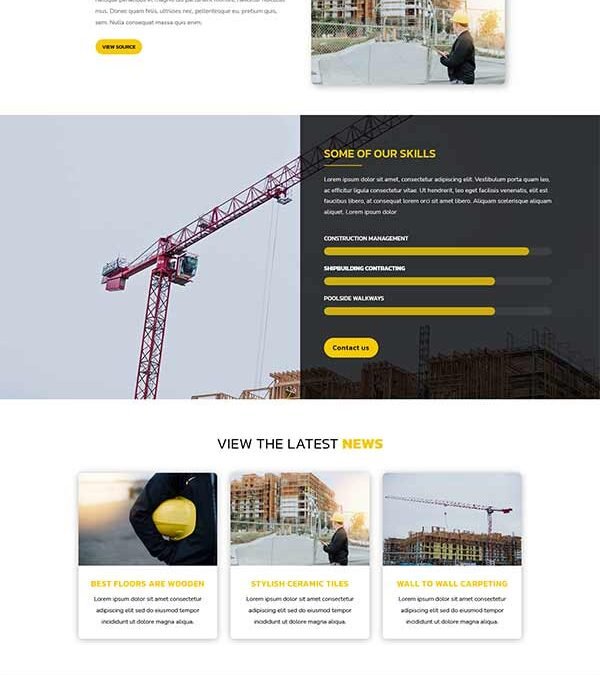 Divi Construction Layout