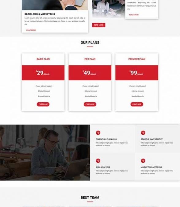 Divi Consulting Layout