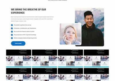 Divi Financial Advisor Layout
