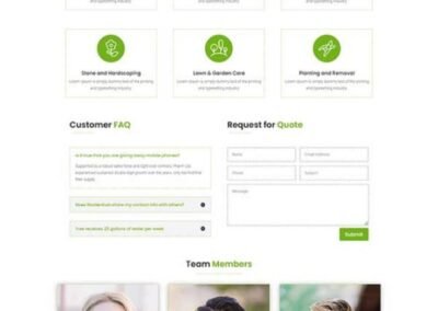 Divi Gardener Services Layout