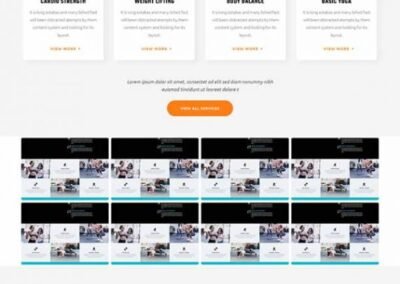Divi Gym Layout