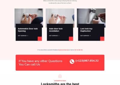 Divi Locksmith Layout