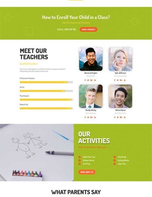 Divi Nursery Layout