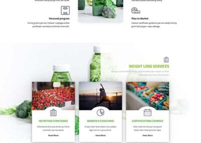 Divi Nutritionist Layout