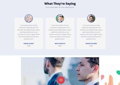 Divi Political Candidate Layout