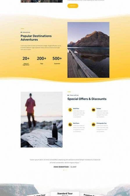 Divi Travel & Tourism Layout