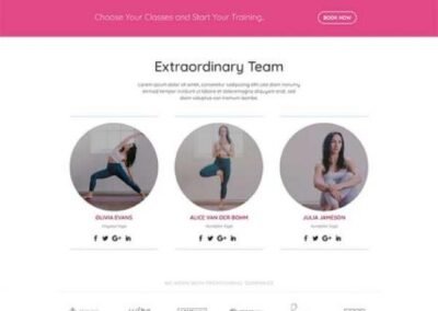 Divi Yoga Layout
